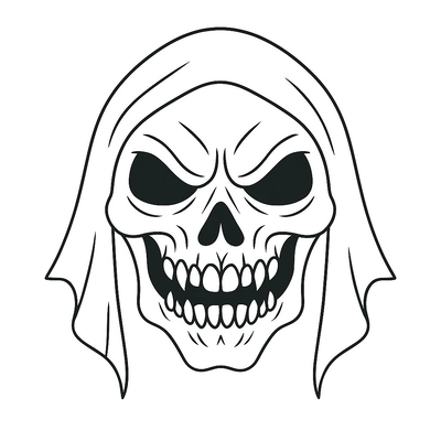 Halloween Paper Mask Coloring Pages for Kids 2026