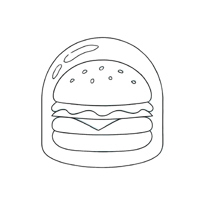 Hamburger Coloring Pages for Kids 2026 – Free PDF Download
