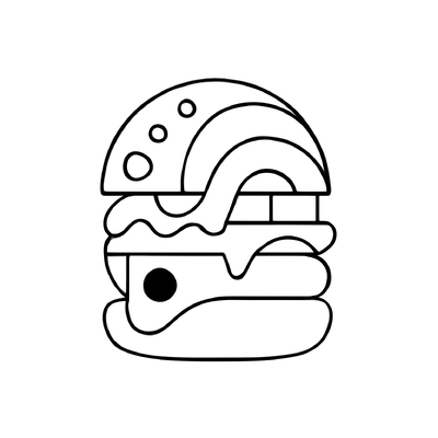 Hamburger Coloring Pages for Kids 2026 – Free PDF Download