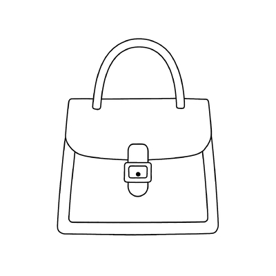 Handbag Coloring Pages for Kids 2026 – PDF Coloring Sheets