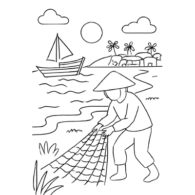 Homeland Landscape Coloring Pages for Kids 2026 – Download PDF