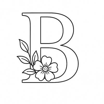 Letter B Coloring Pages for Kids 2026 – Free PDF Download