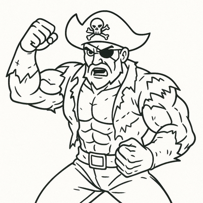 Pirate Superhero Coloring Pages for Kids 2026 – PDF Coloring Sheets
