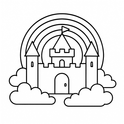 Rainbow House Coloring Pages for Kids – Most Beautiful Designs 2026