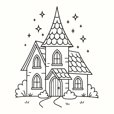 Rainbow House Coloring Pages for Kids – Most Beautiful Designs 2026