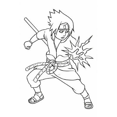 Sasuke Coloring Pages for Kids 2026 – Free PDF Download