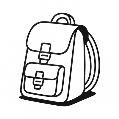 School Bag Coloring Pages for Kids 2026 – Free PDF Download