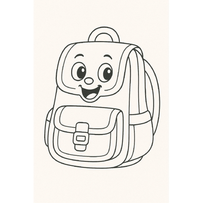 School Bag Coloring Pages for Kids 2026 – Free PDF Download