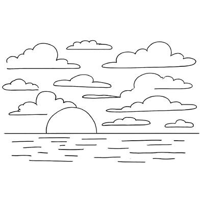 Sky Coloring Pages for Kids 2026 – Free PDF Download