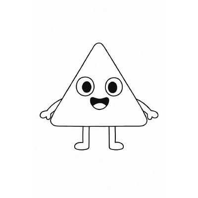 Triangle Coloring Pages for Kids 2026 – Free PDF Download