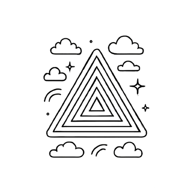 Triangle Coloring Pages for Kids 2026 – Free PDF Download