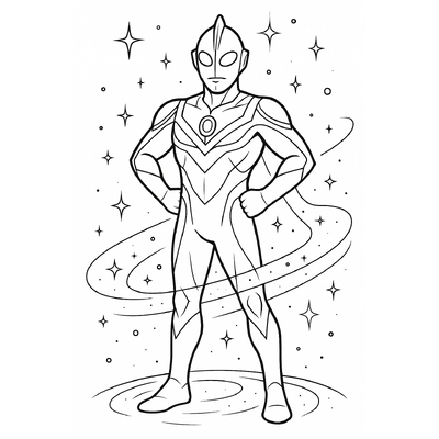 Ultraman Coloring Pages for Kids – Super Cool and New Designs 2026