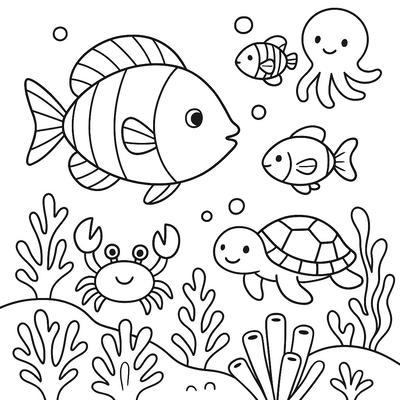 Uncolored Pictures for Kids 2026 – Free Download