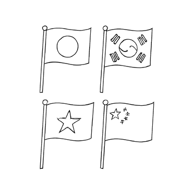 World Flags Coloring Pages for Kids 2026 – Free PDF Download