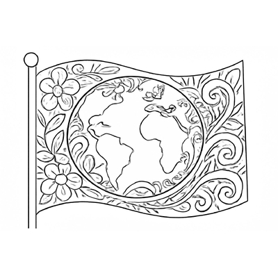 World Flags Coloring Pages for Kids 2026 – Free PDF Download