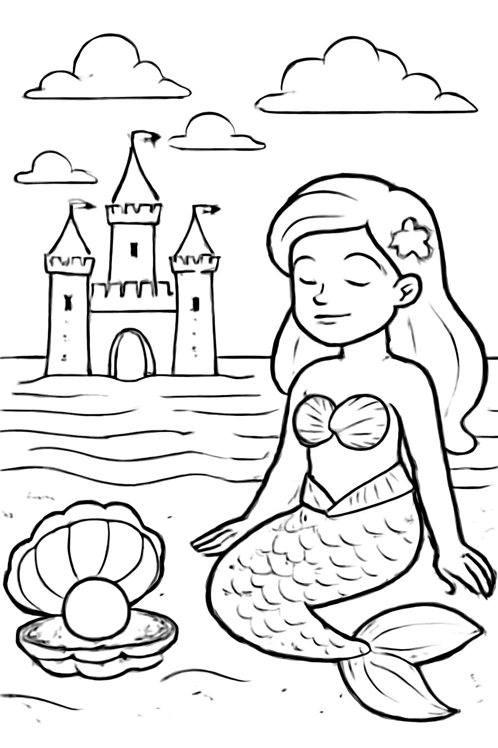 Beach Landscape Coloring Pages for Kids 2026 – Beautiful Designs