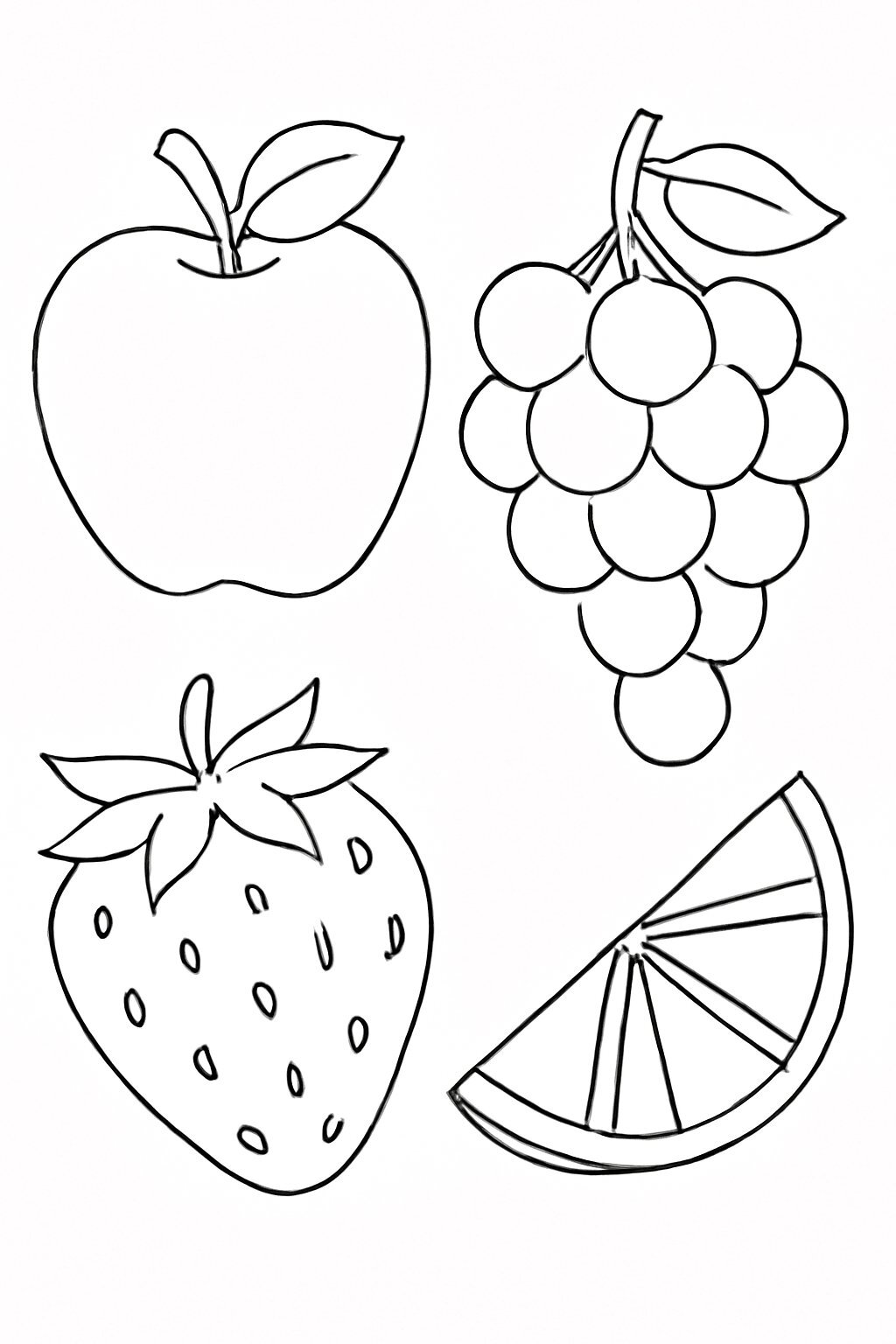 Fruit Coloring Book