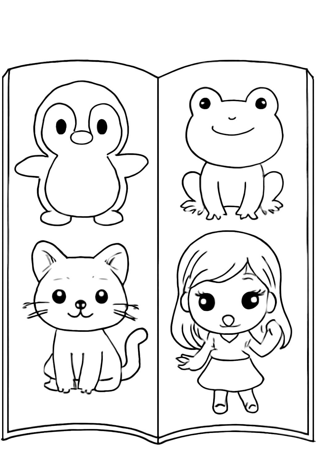 Cartoon Coloring Book