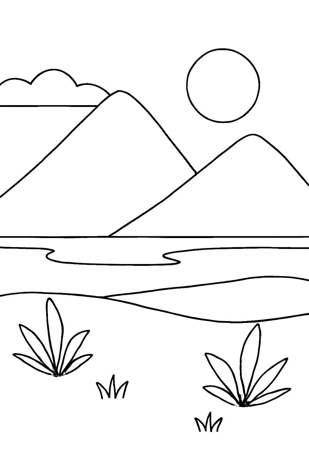 Landscape Coloring Style