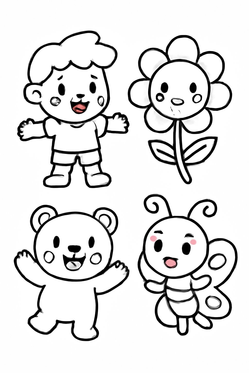 Soft Cartoon Coloring