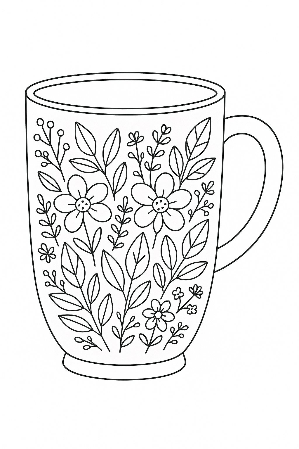 Frogs with Flowers and Leaves