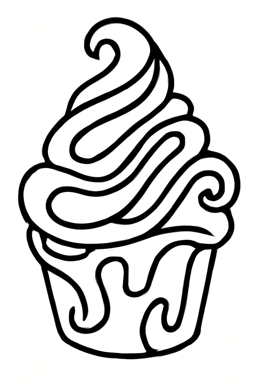 Abstract Cupcake