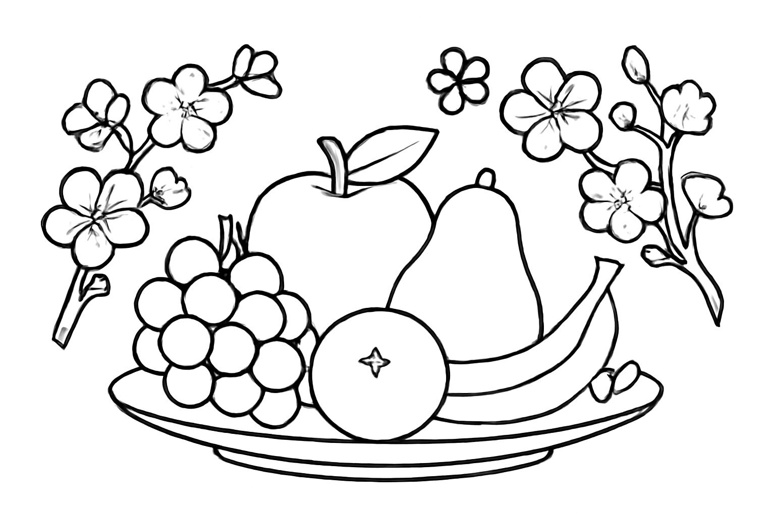 Five-Fruit Tray (Tet) Coloring Pages for Kids 2026 – Beautiful Designs
