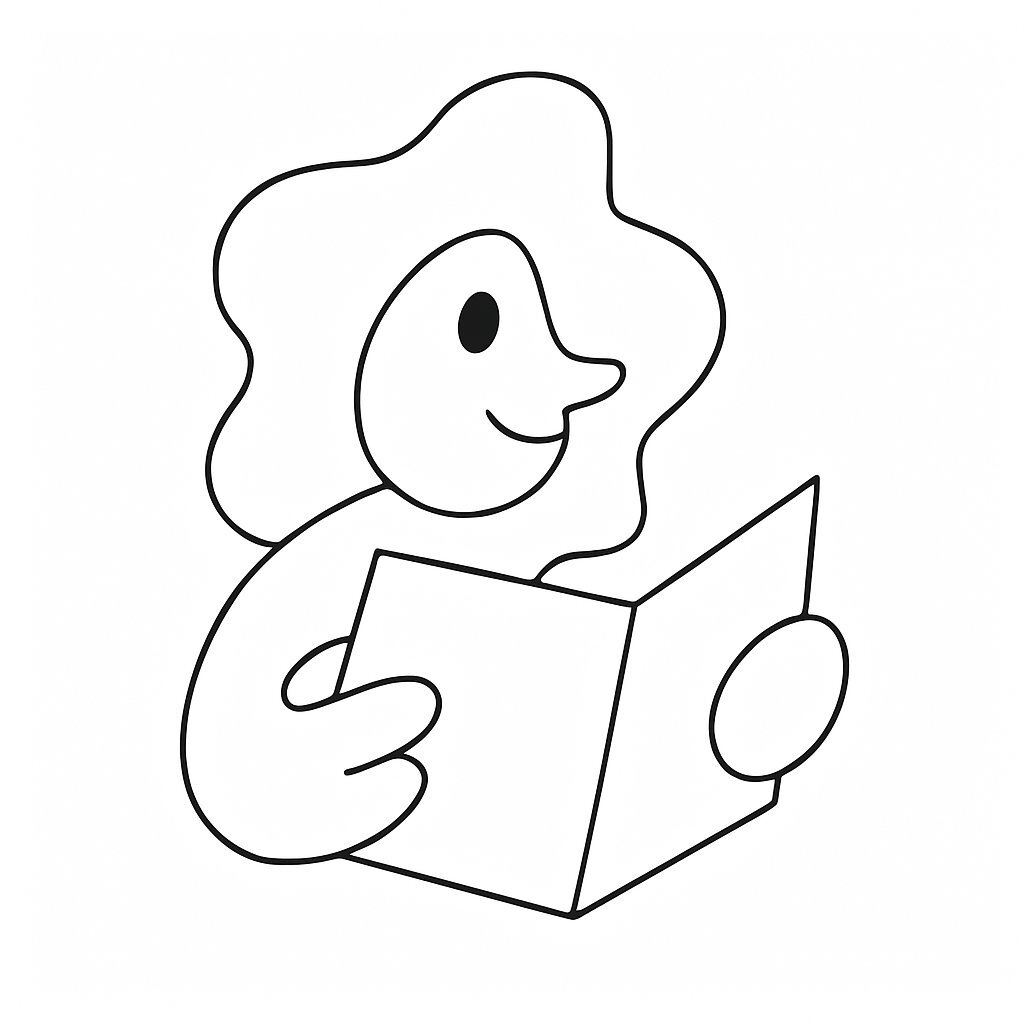 Abstract Child Reading