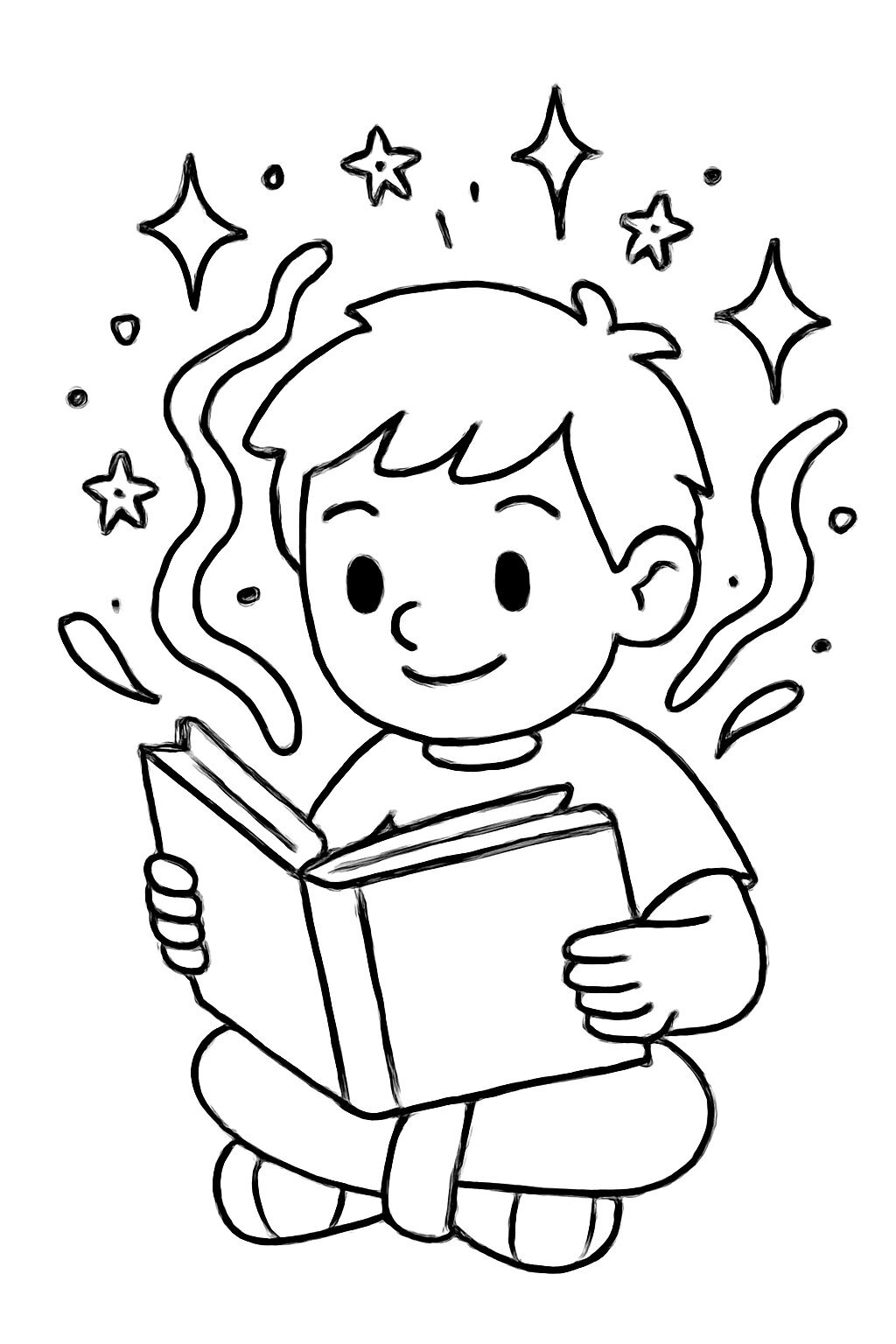 Fantasy Reading Kid