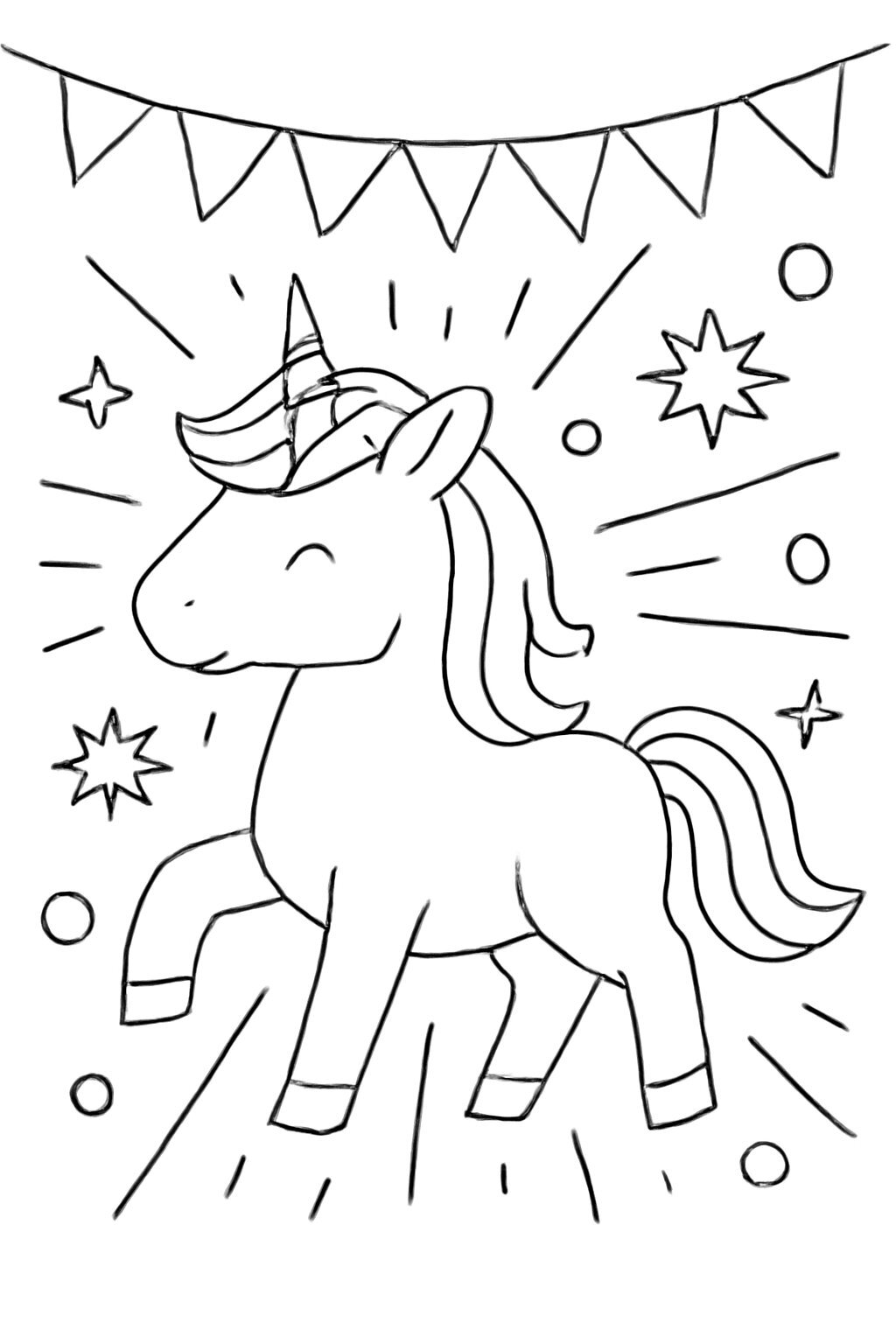 Unicorn in a Festival