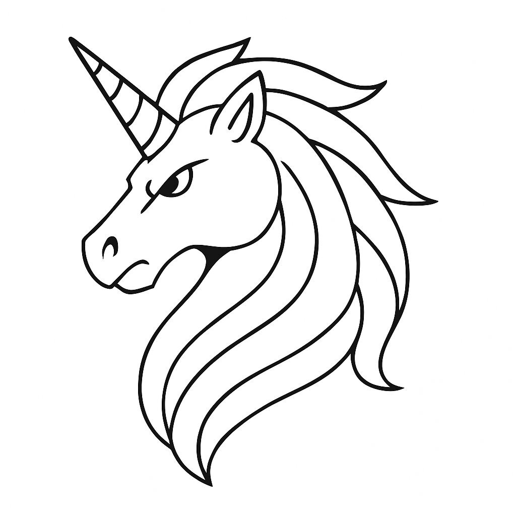Abstract Style Unicorn