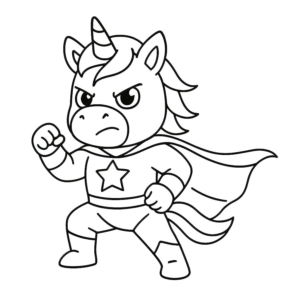 Superhero Unicorn