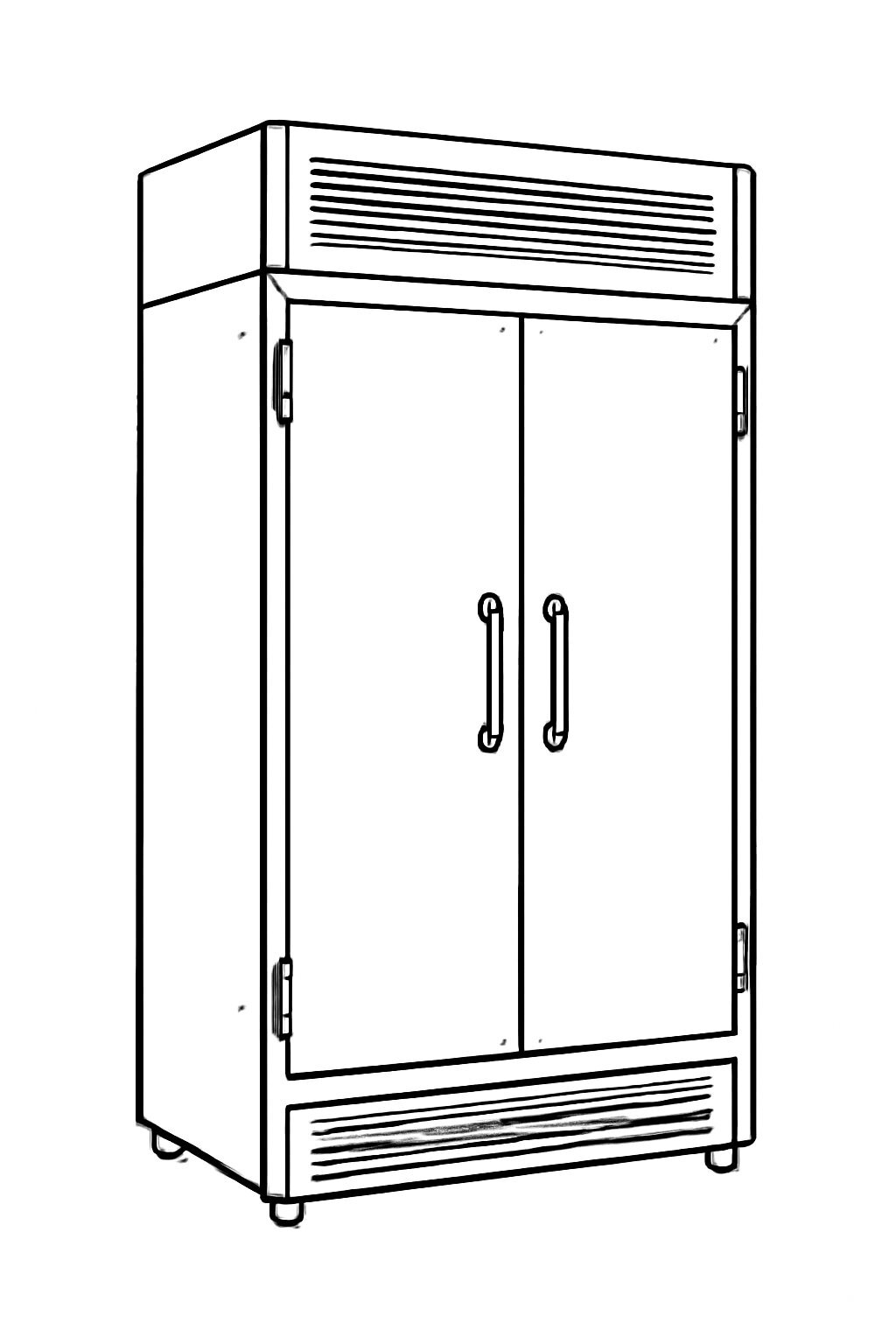 Industrial Refrigerator Sticker