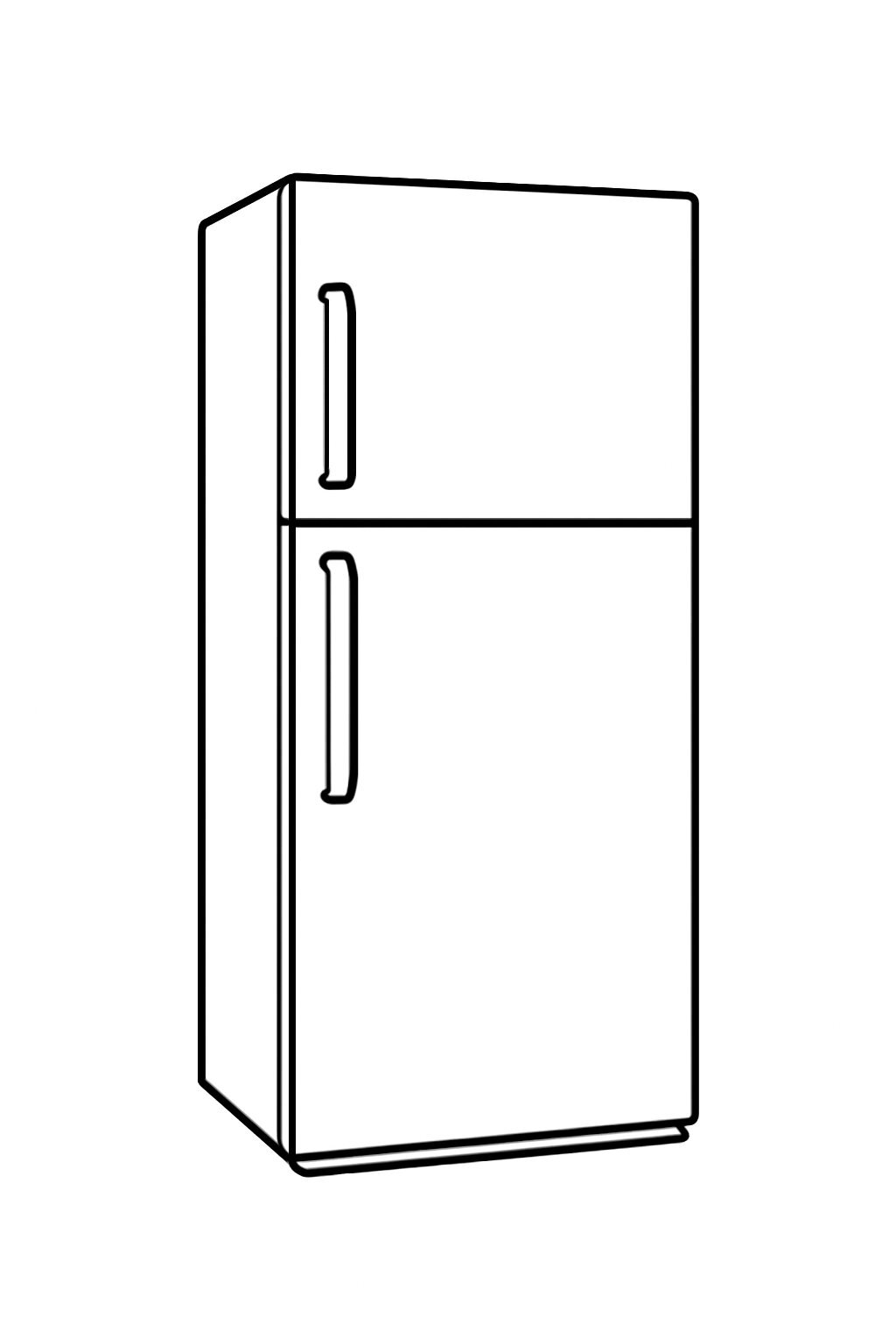 Two-Door Refrigerator