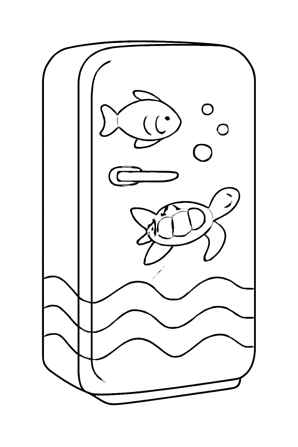 Refrigerator Coloring Pages for Kids 2026 – Free
