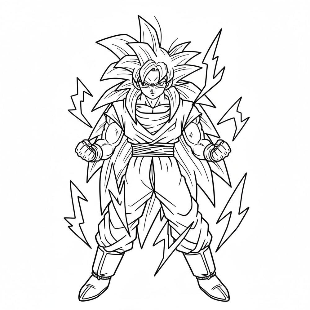 Super Saiyan Goku Shining Brightly