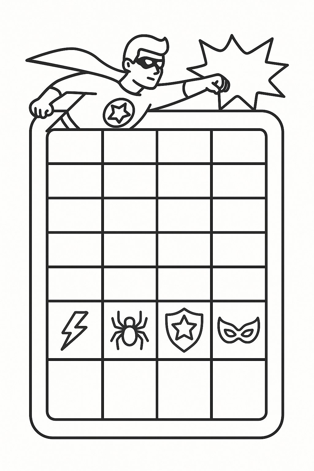 Superhero Timetable