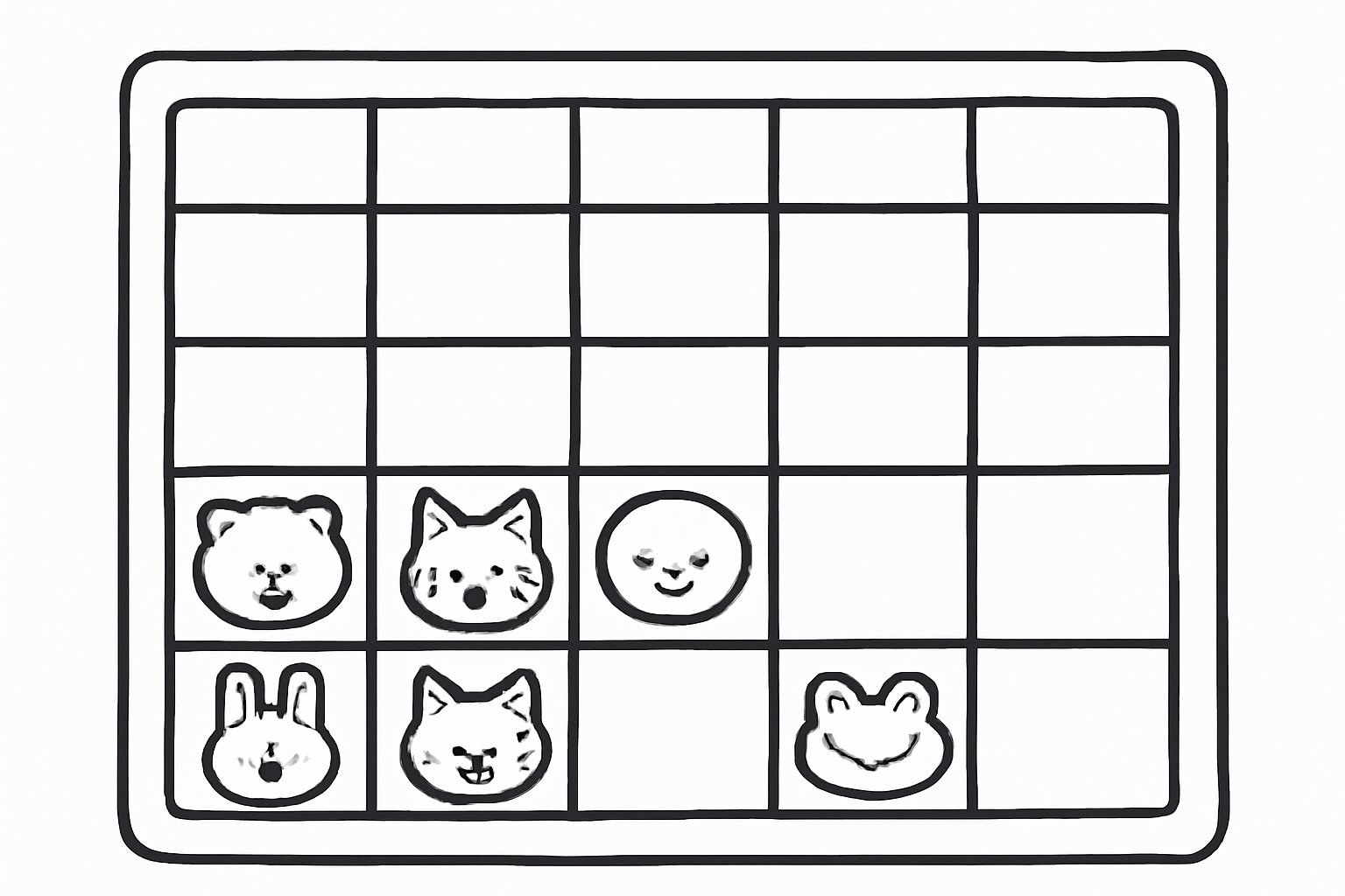 Cartoon Timetable