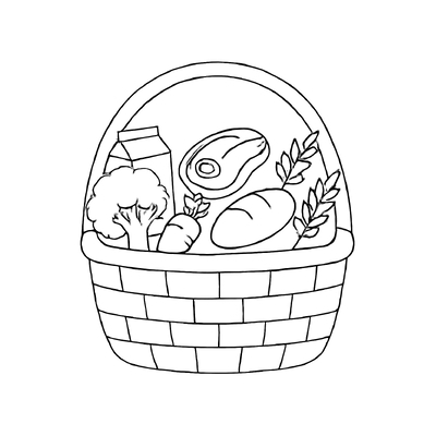4 Food Groups Coloring Pages 2026 to Help Kids Understand Nutrition