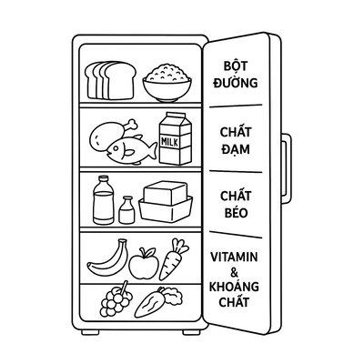 4 Food Groups Coloring Pages 2026 to Help Kids Understand Nutrition