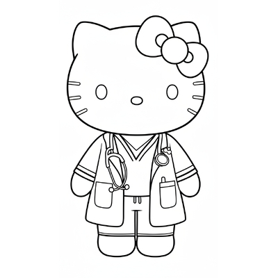 Adorable Hello Kitty Coloring Pages Kids Absolutely Love