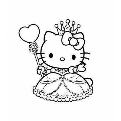Adorable Hello Kitty Coloring Pages Kids Absolutely Love