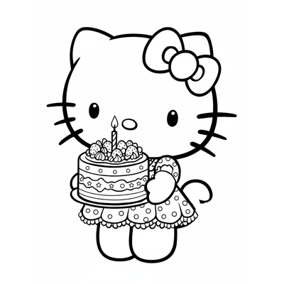 Adorable Hello Kitty Coloring Pages Kids Absolutely Love