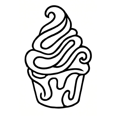 Cupcake Coloring Pages for Kids 2026