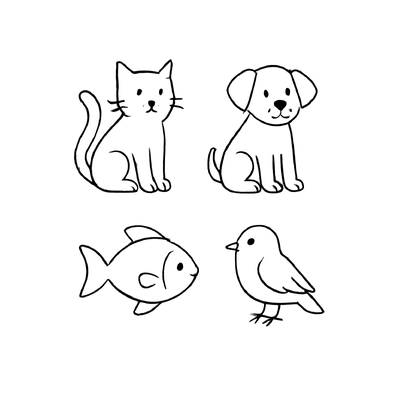 Cute Animal Coloring Pictures for Kids 2026