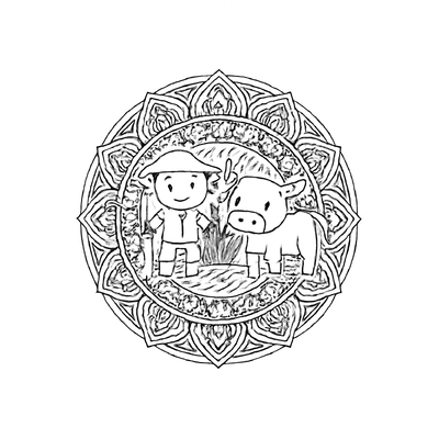Farmer Coloring Pages for Kids 2026 – Beautiful and Easy to Download