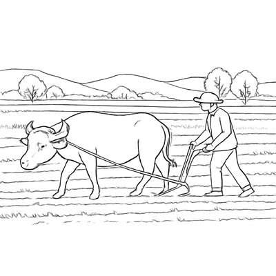 Farmer Coloring Pages for Kids 2026 – Beautiful and Easy to Download