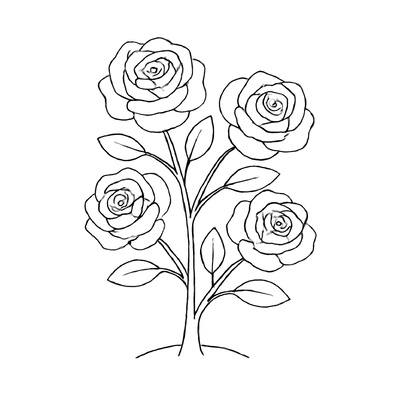 Flowering Trees Coloring Pages 2026 – PDF for Kids