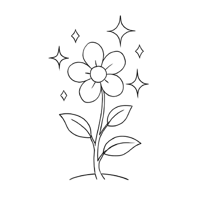 Flowering Trees Coloring Pages 2026 – PDF for Kids