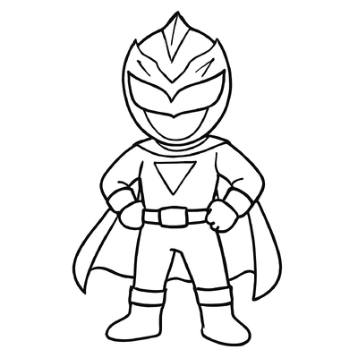 Gao Ranger Coloring Pages for Kids 2026